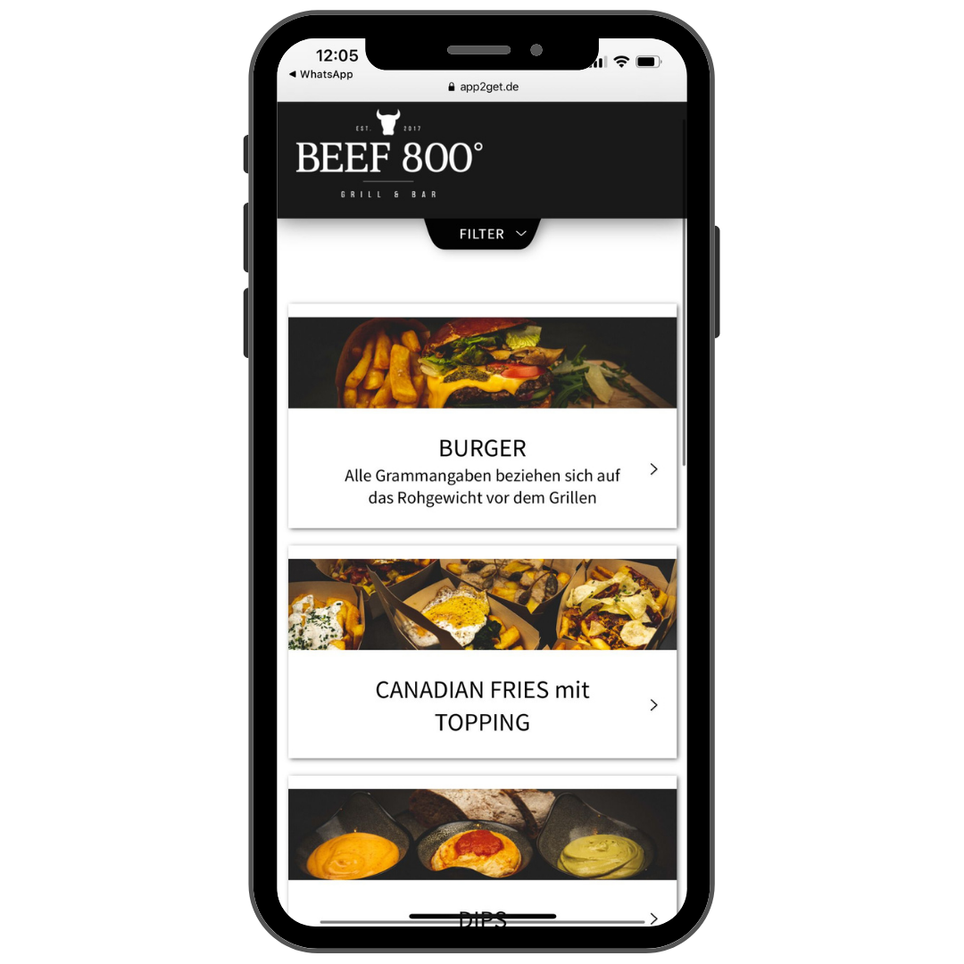 Integration in die Website